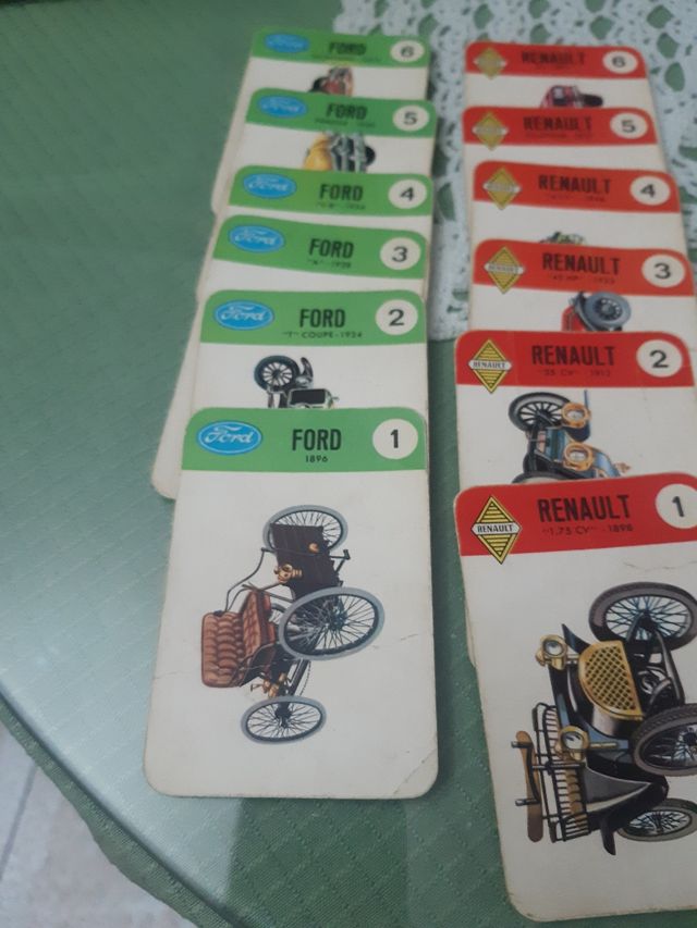 Antico mazzo di carte 1968