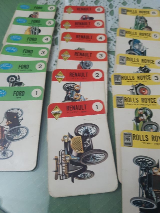 Antico mazzo di carte 1968