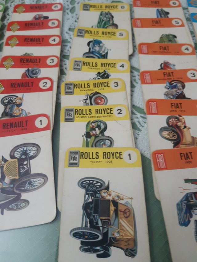 Antico mazzo di carte 1968