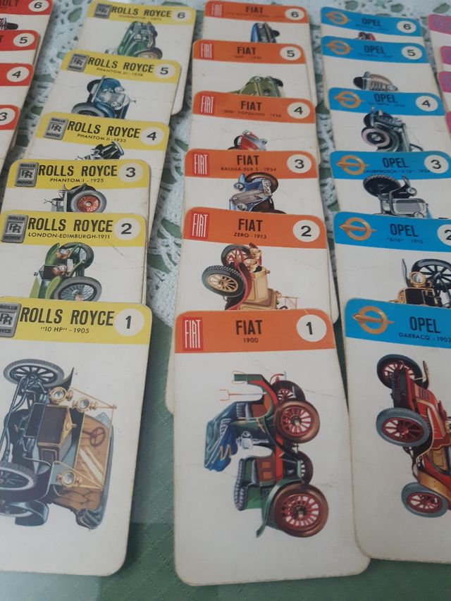 Antico mazzo di carte 1968