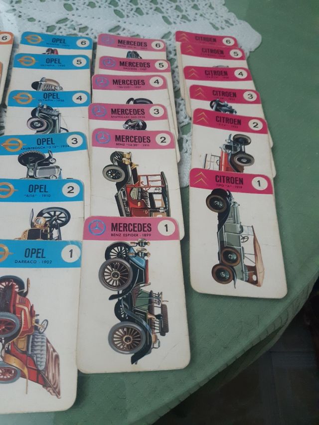 Antico mazzo di carte 1968