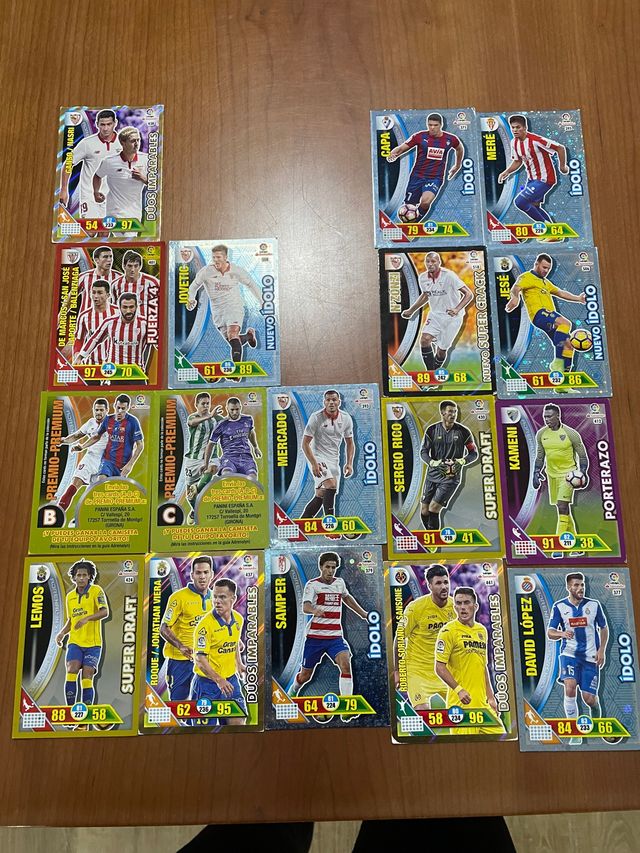 Cromos de fútbol 2016-17