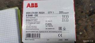 Interruttore con differenziale ABB S204 M C32