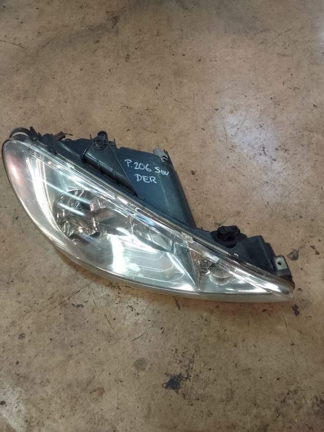 óptica Peugeot 206 sw faro delantero