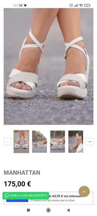 Zapatos novia
