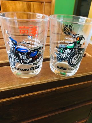 Vasos de motos antiguas