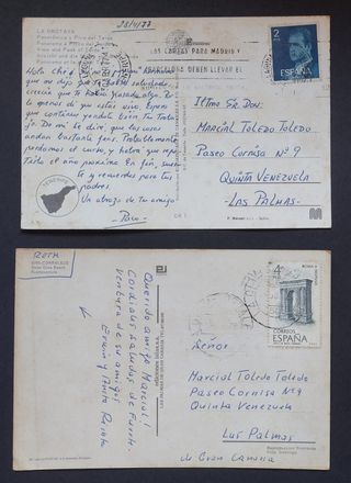 PU/040 Postales antiguas Canarias