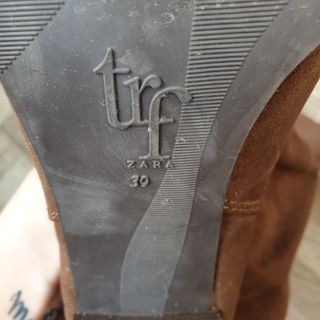 Botas marrones altas Zara