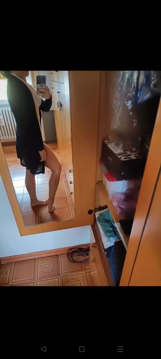 Cardigan nero Giacchetta leggera Motivi nera lunga