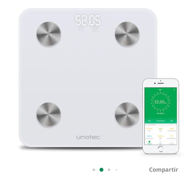 Bascula Digital Bluetooth Unotec