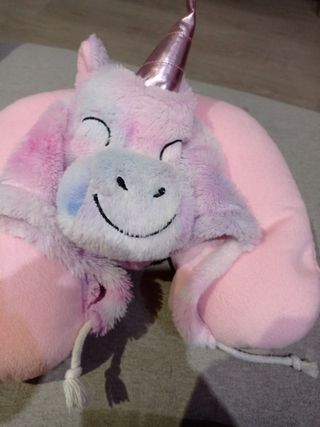 cojín cuello unicornio