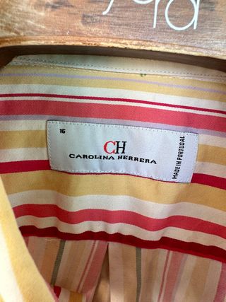 Camisa a rayas CAROLINA HERRERA talla 16