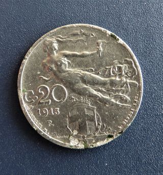 20 Centesimi 1913 "Libertà librata"