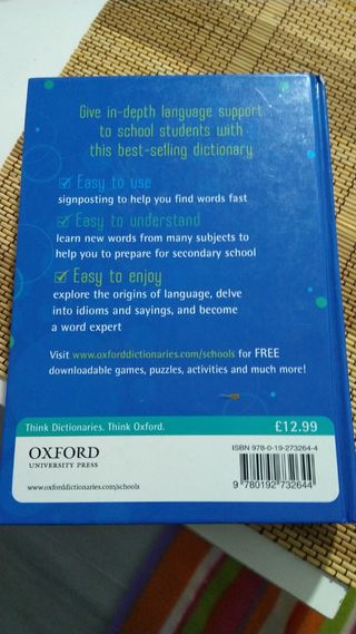 Oxford school dictionary diccionario 
como nuevo
t