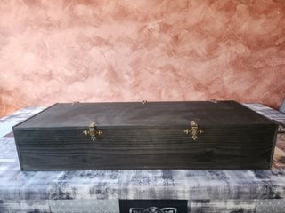 Baúl artesano madera