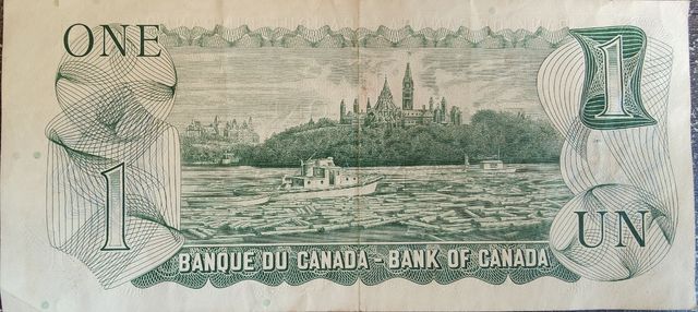 DOLAR CANADIENSE 1973