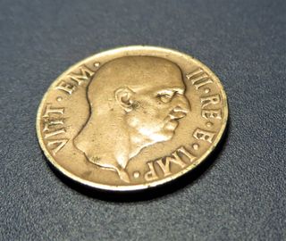 5 Centesimi rame Vittorio Emanuele III -Impero-