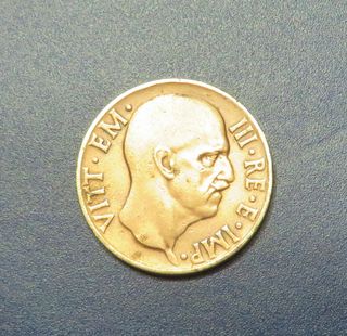 5 Centesimi rame Vittorio Emanuele III -Impero-