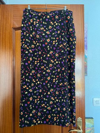 Falda pareo flores