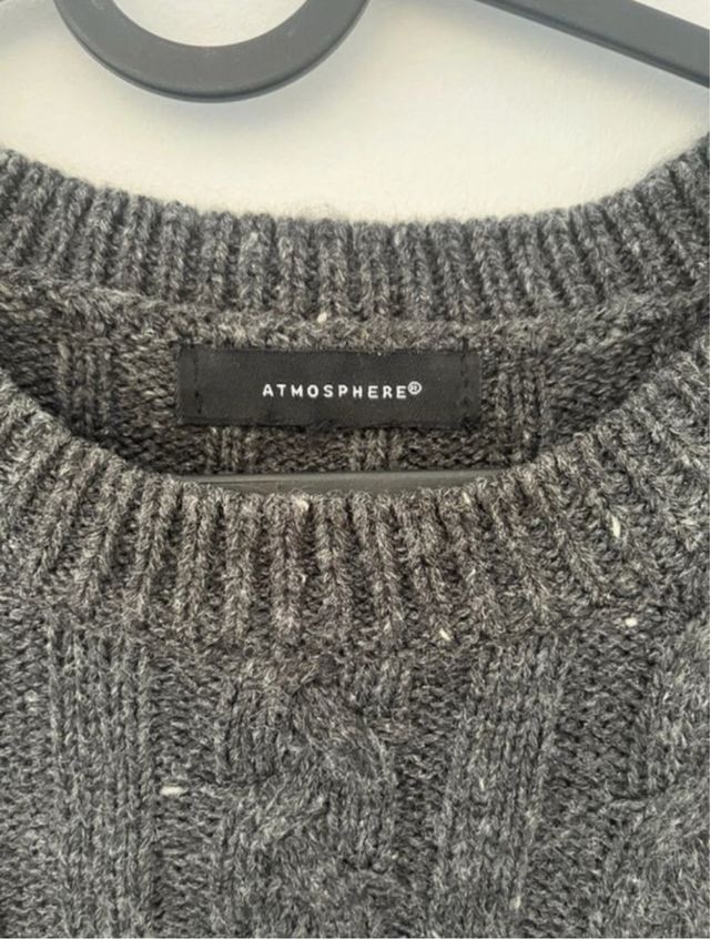 Vestido jersey gris talla S de Primark