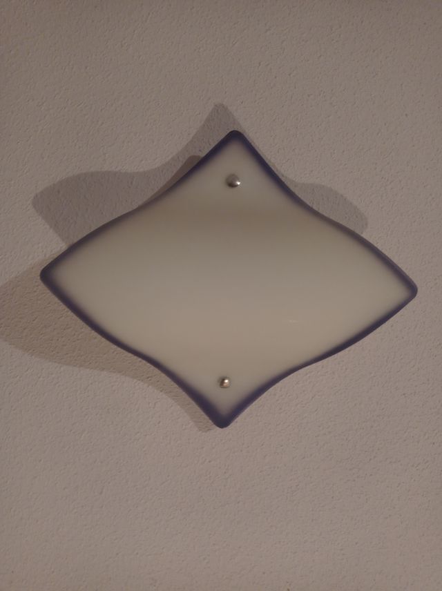 Lampara Pared Blanca.Azul