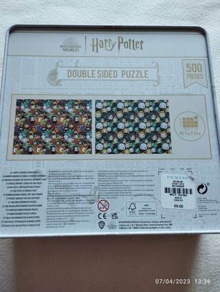 Puzzle de Harry Potter de 500 piezas de caja de s