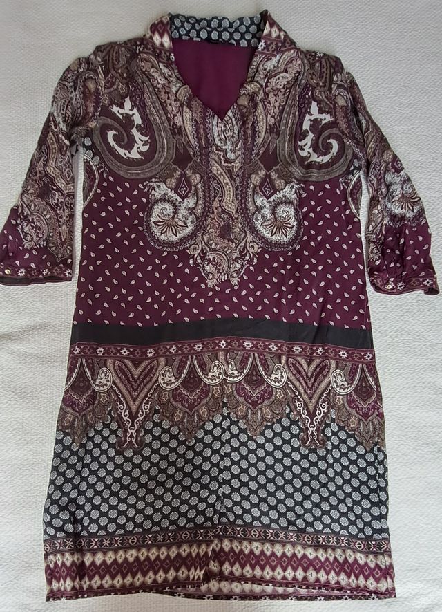 VESTIDO ESTAMPADO MASSIMO DUTTI TALLA 36