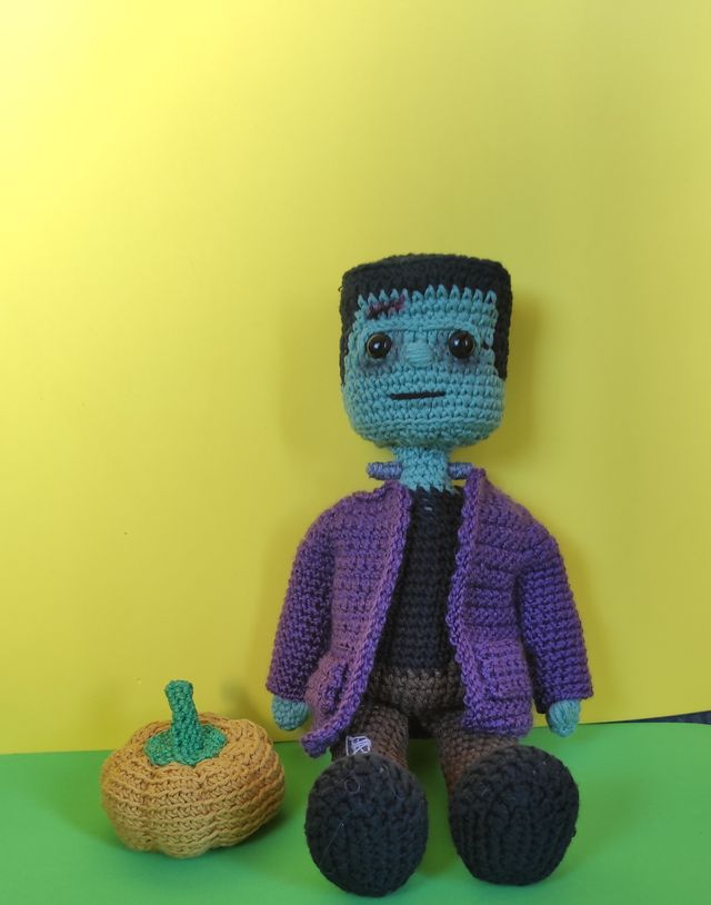Frankenstein, Amigurumi, muñeco crochet único