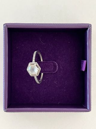 anillo diamante gris aristocrazy