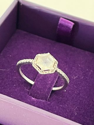 anillo diamante gris aristocrazy