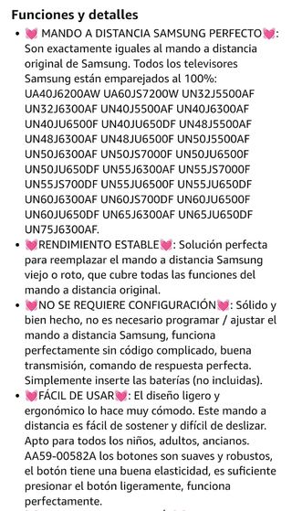 📺 MANDO A DISTANCIA SAMSUNG 📺