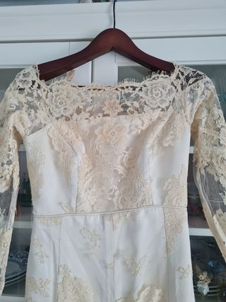 Vestido de novia. Talla M/ 38/40