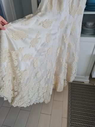 Vestido de novia. Talla M/ 38/40