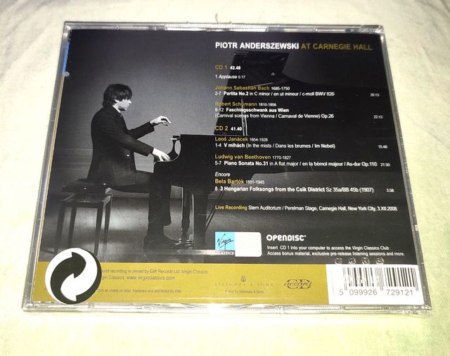 PIOTR ANDERSZEWSKI AT CARNEGIE HALL (2CD)