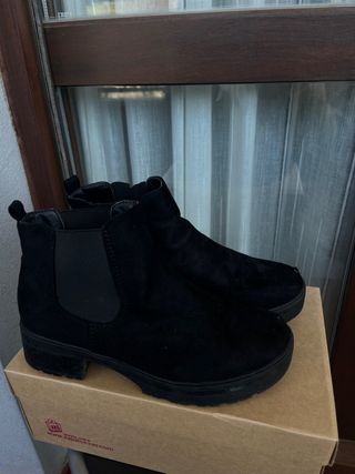 Botines negros mujer talla 38