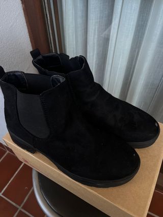 Botines negros mujer talla 38