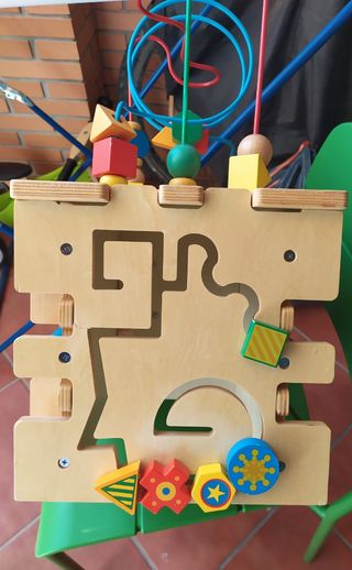 Cubo juguete madera