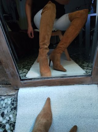 Botas altas FLUXÀ 40 enteras piel incluido suela