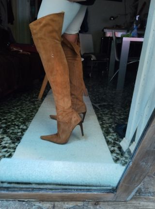 Botas altas FLUXÀ 40 enteras piel incluido suela