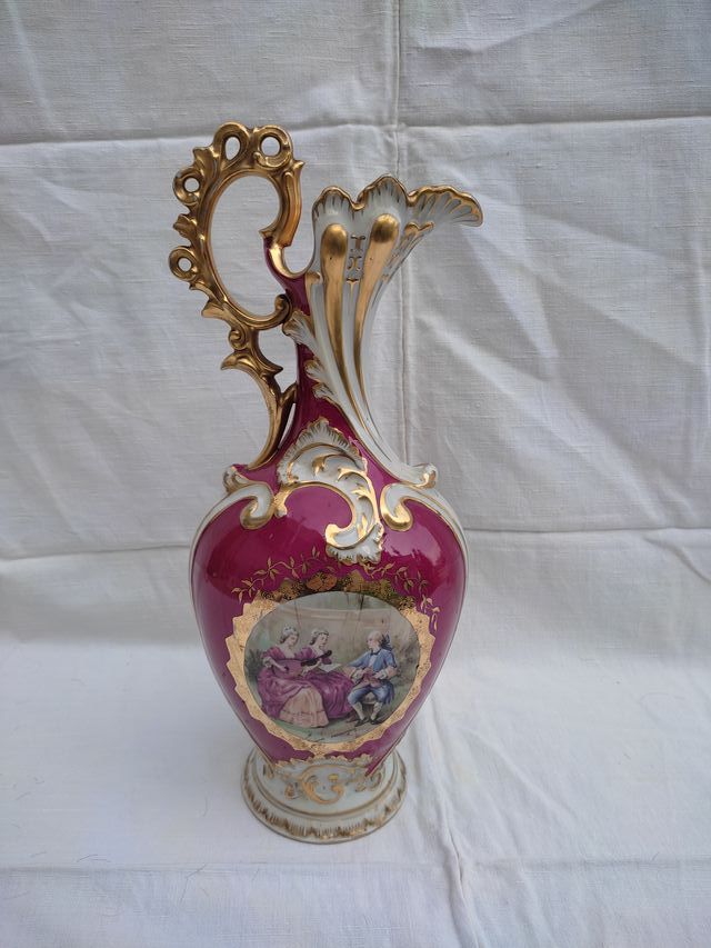 importante grande anfora in porcellana stile Limog