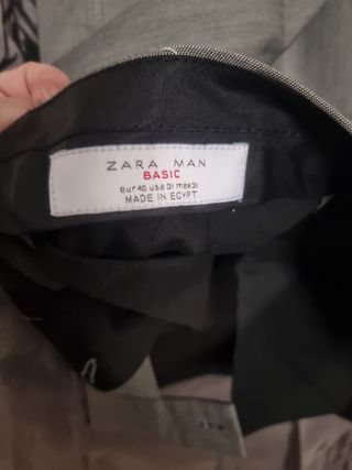 traje de zara