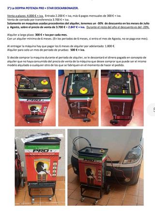 Maquina Descarbinizadora con Hidrógeno Sin Comprar