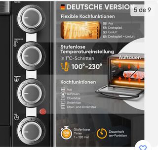 Stillstern mini horno multifuncional