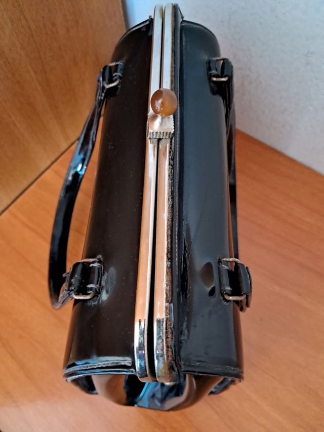 BOLSO  DE MAÑO VINTAGE AÑOS 60.