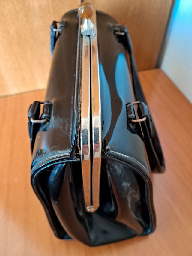 BOLSO  DE MAÑO VINTAGE AÑOS 60.