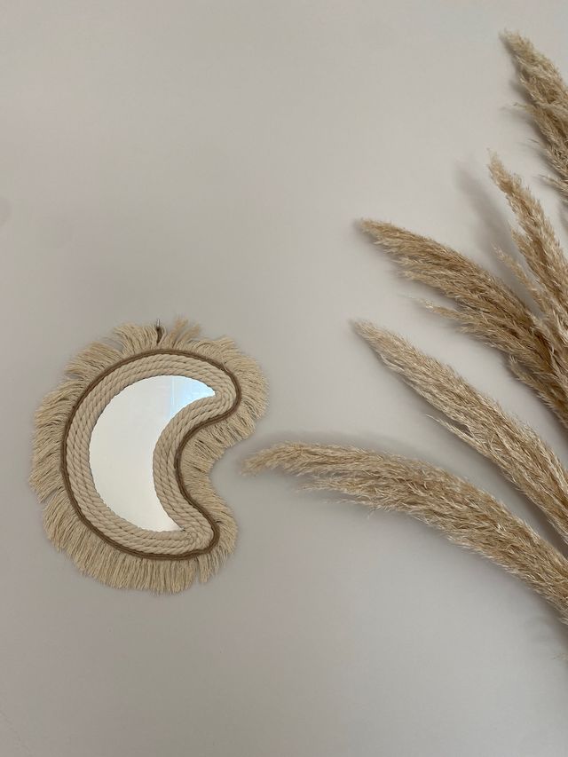 Espejo decorativo PERSONALIZADO en Macramé