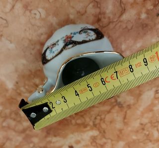 Mini jarro e prato decorativo em pasta de limoges