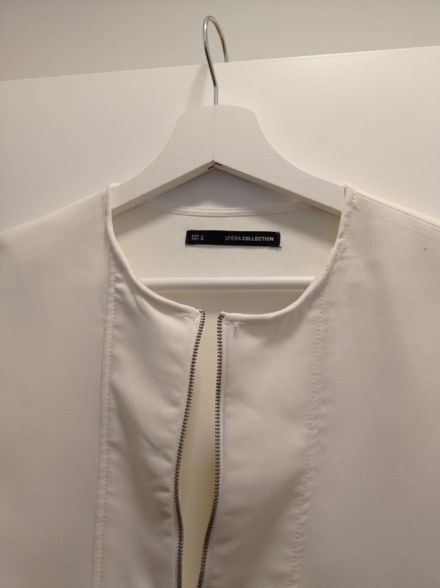 Blusa Sfera M crema NUEVA