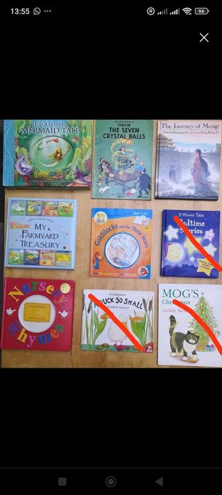 Conjunto de libros en inglés para niños pequeños