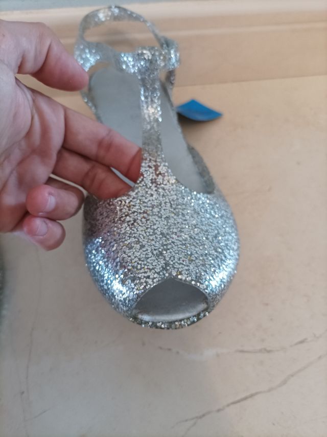 sandalias Marypaz de tacón tipo cangrejeras T40